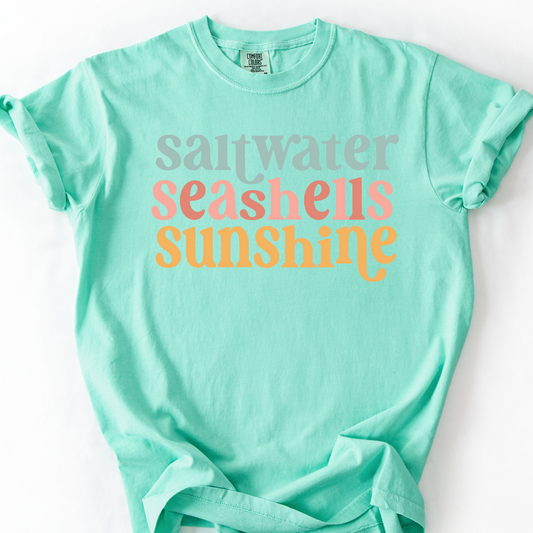 Saltwater, Seashells, Sunshine