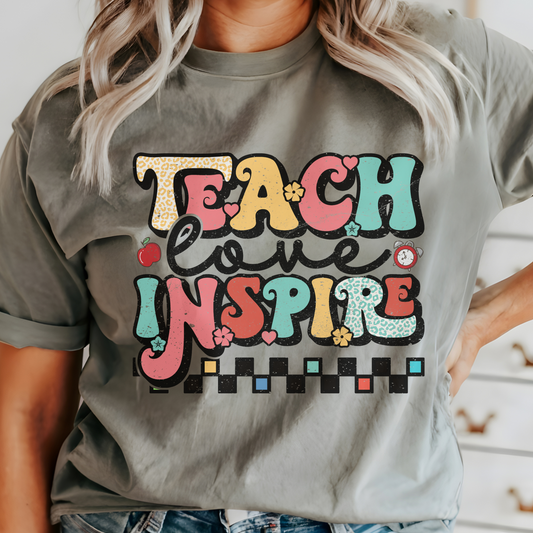 Retro Teach, Love, Inspire
