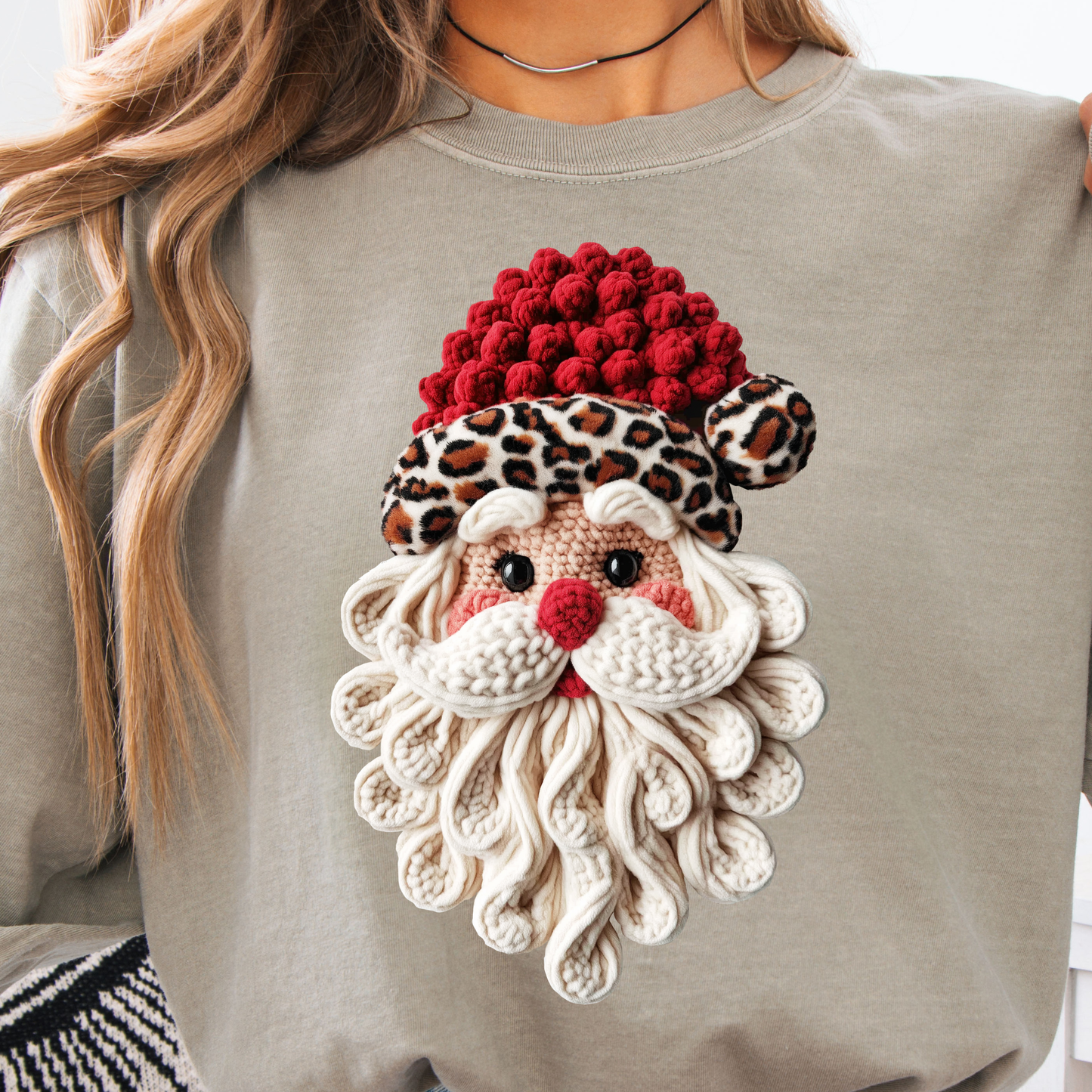 Fake Crochet Santa