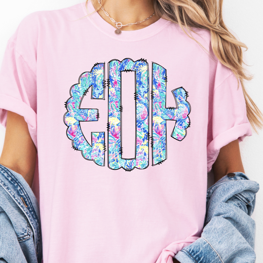 Lily Mermaid Monogram