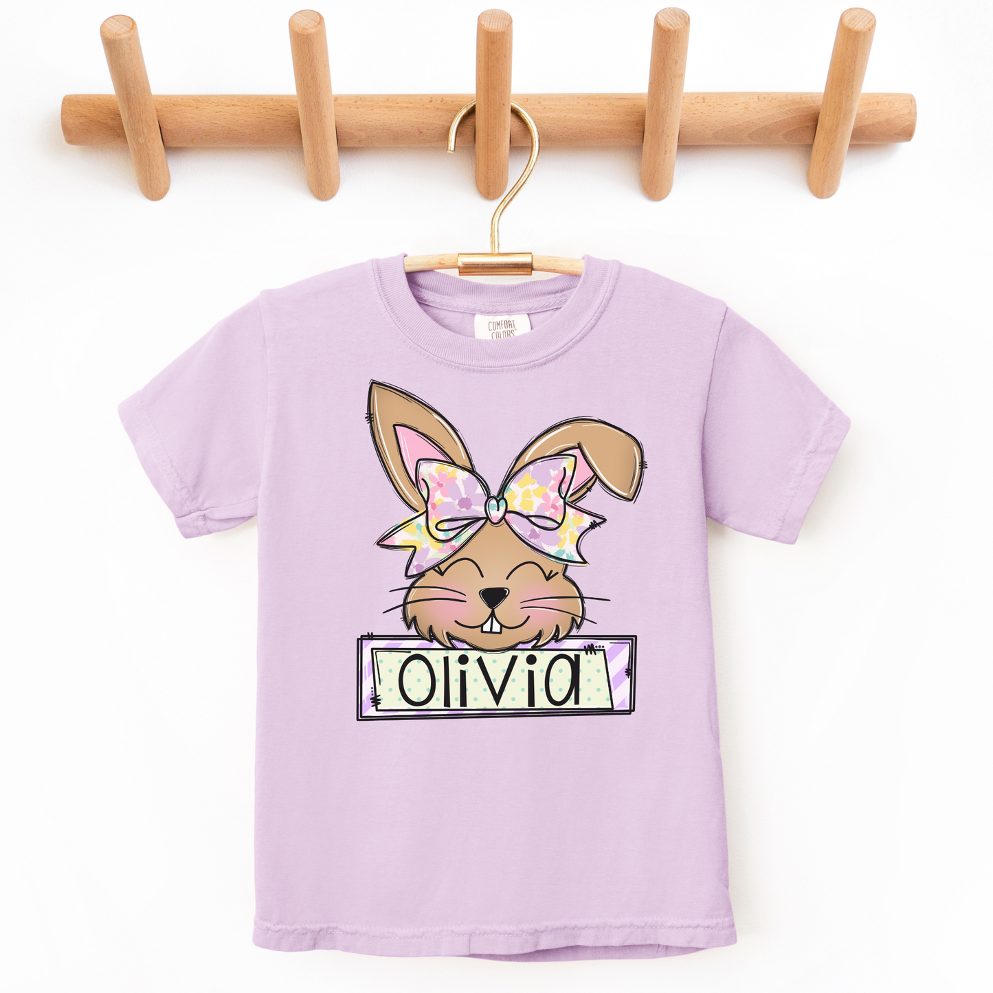 Personalized Kids Bunny Shirts