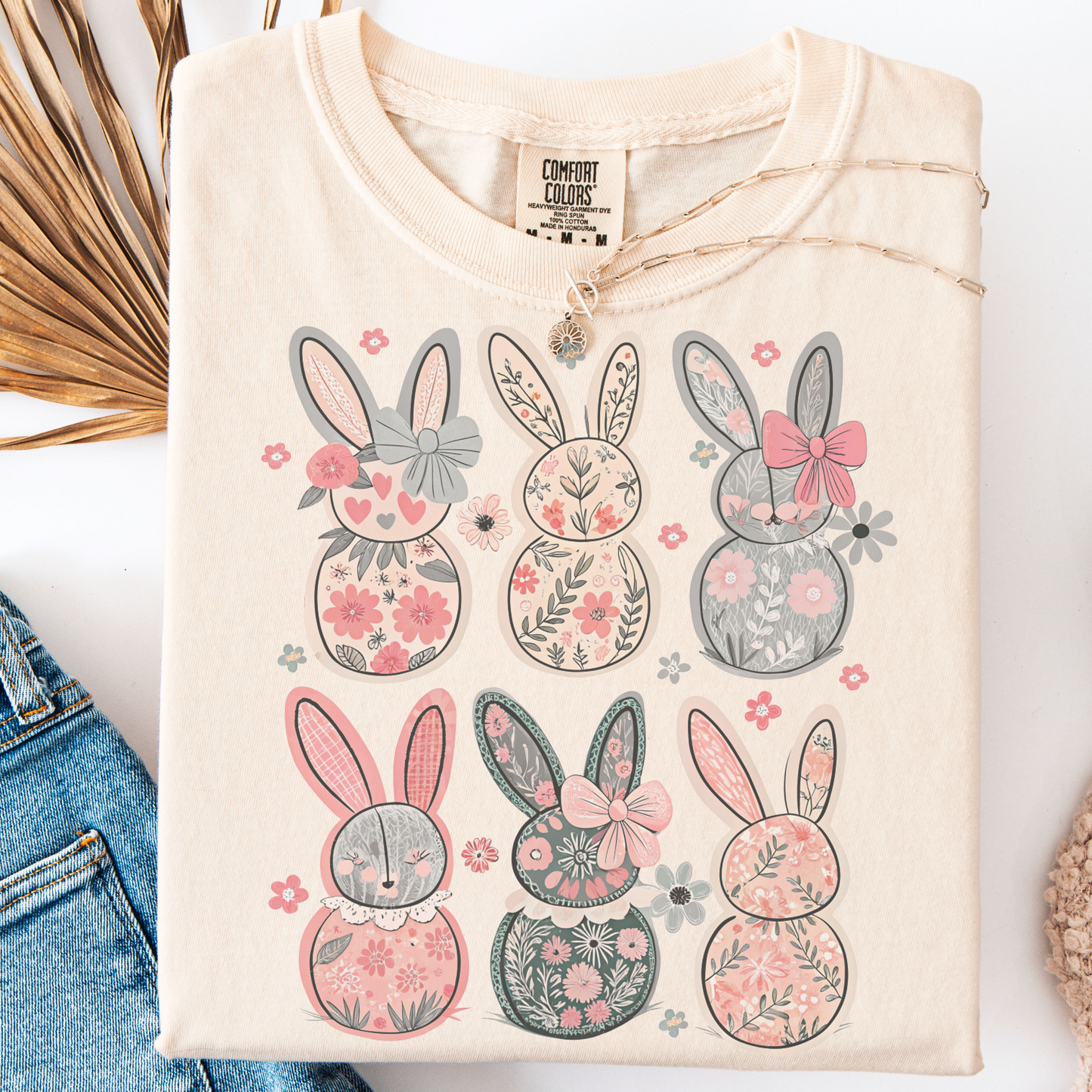 Floral Easter Bunnies