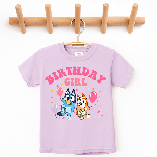 Kids Bluey Birthday Girl