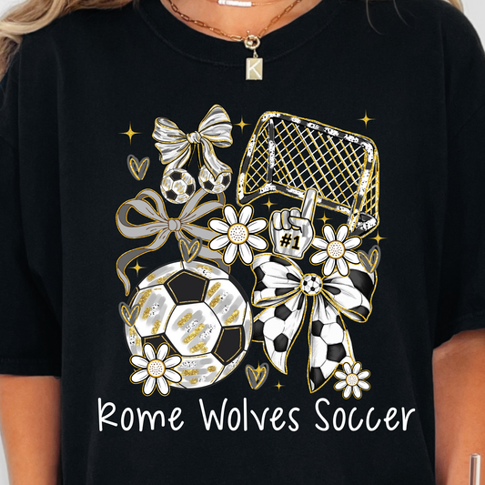 Cutesy Rome Wolves Soccer