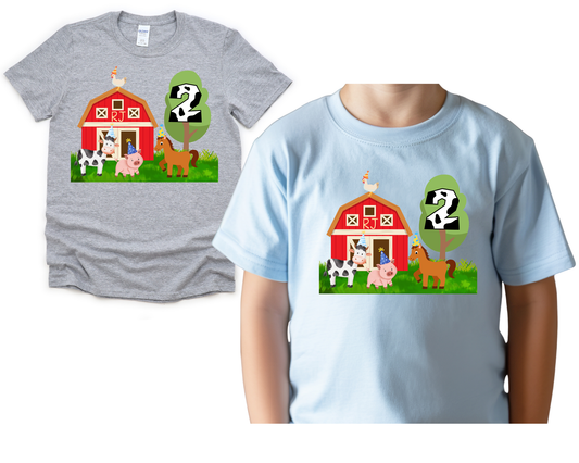 Kids Farm Animal Birthday