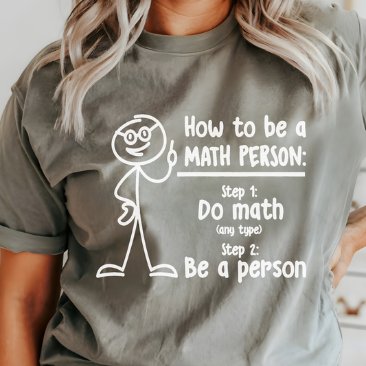 How to be a Math Person