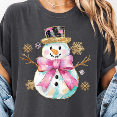 Watercolor Snowman
